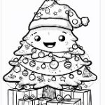 Christmas Tree Coloring Pages