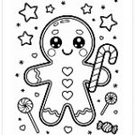 Gingerbread Man Coloring Pages