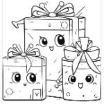 Christmas Presents Coloring Pages